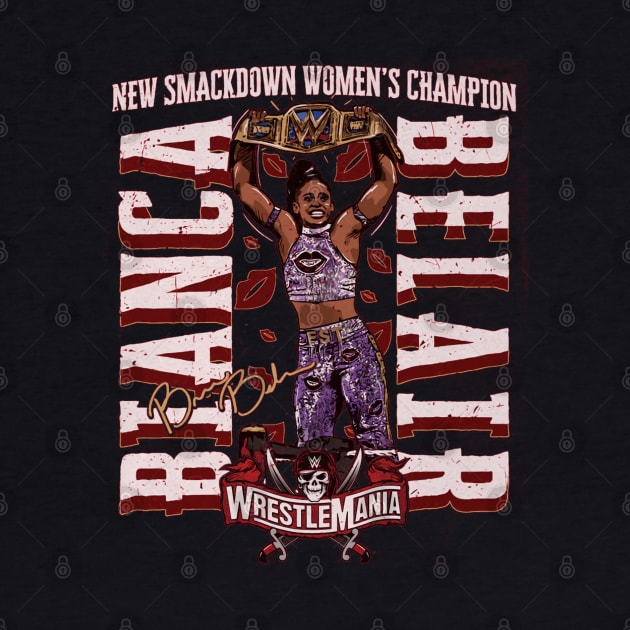 Bianca Belair Champ by MunMun_Design